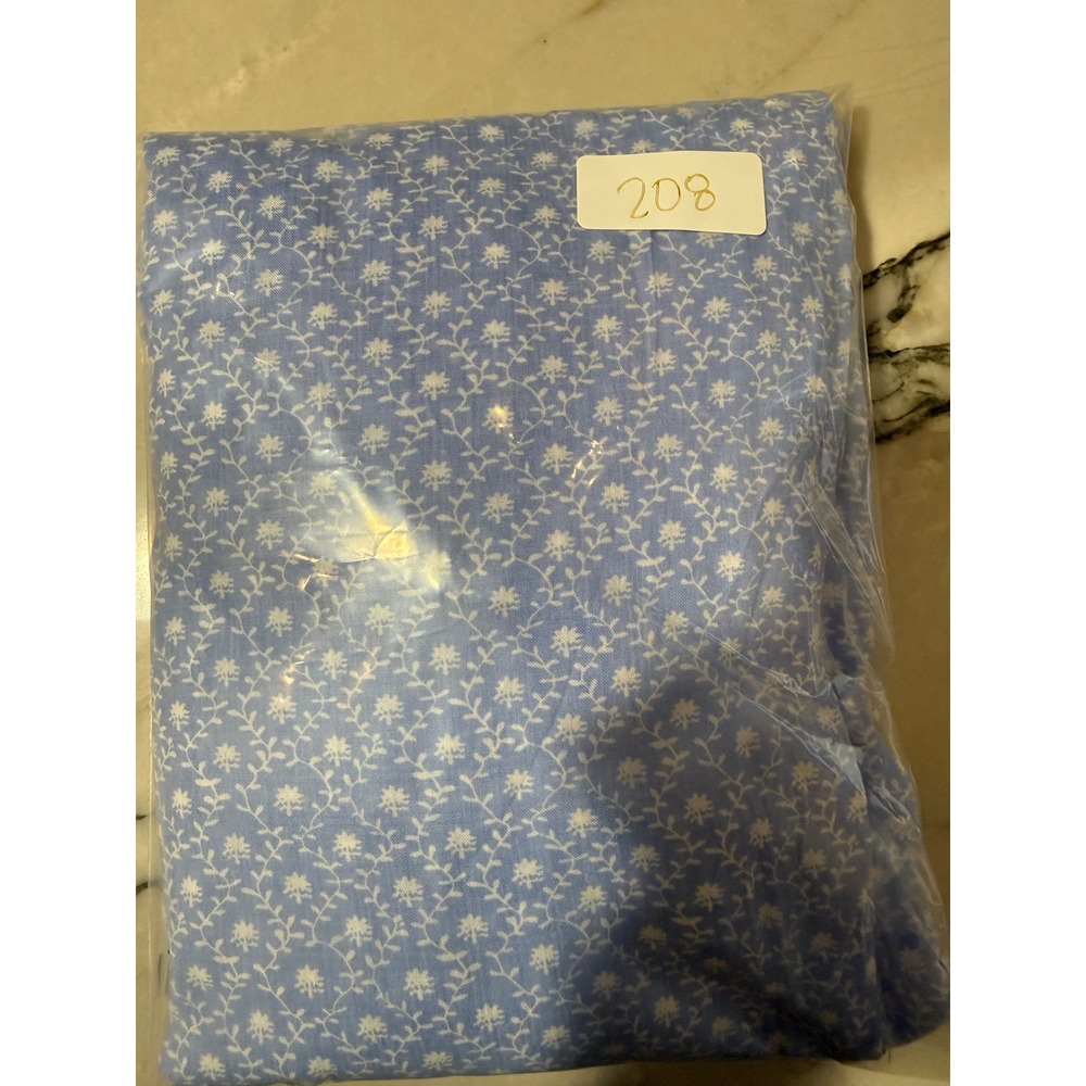 Anthropologie Mable Blue Floral Smocked Crop Top Jogger Pajama Set Womens Size S - Picture 14 of 14
